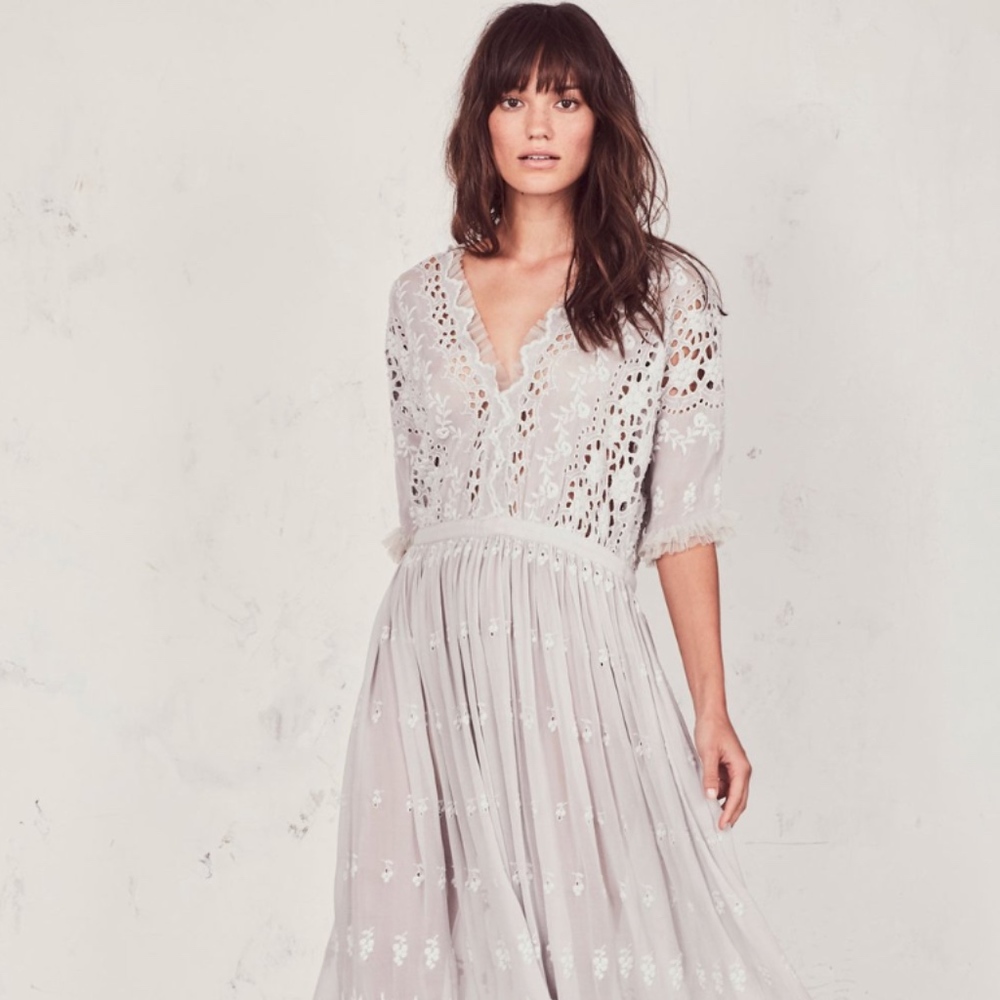 LoveShackFancy Delfina Dress Size 00 NWT